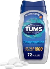 TUMS Ultra 1000 Peppermint Tablets 216 Count