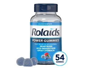 Rolaids Berry Antacid Gummies 54 Count for Acid Indigestion Heartburn Medicine