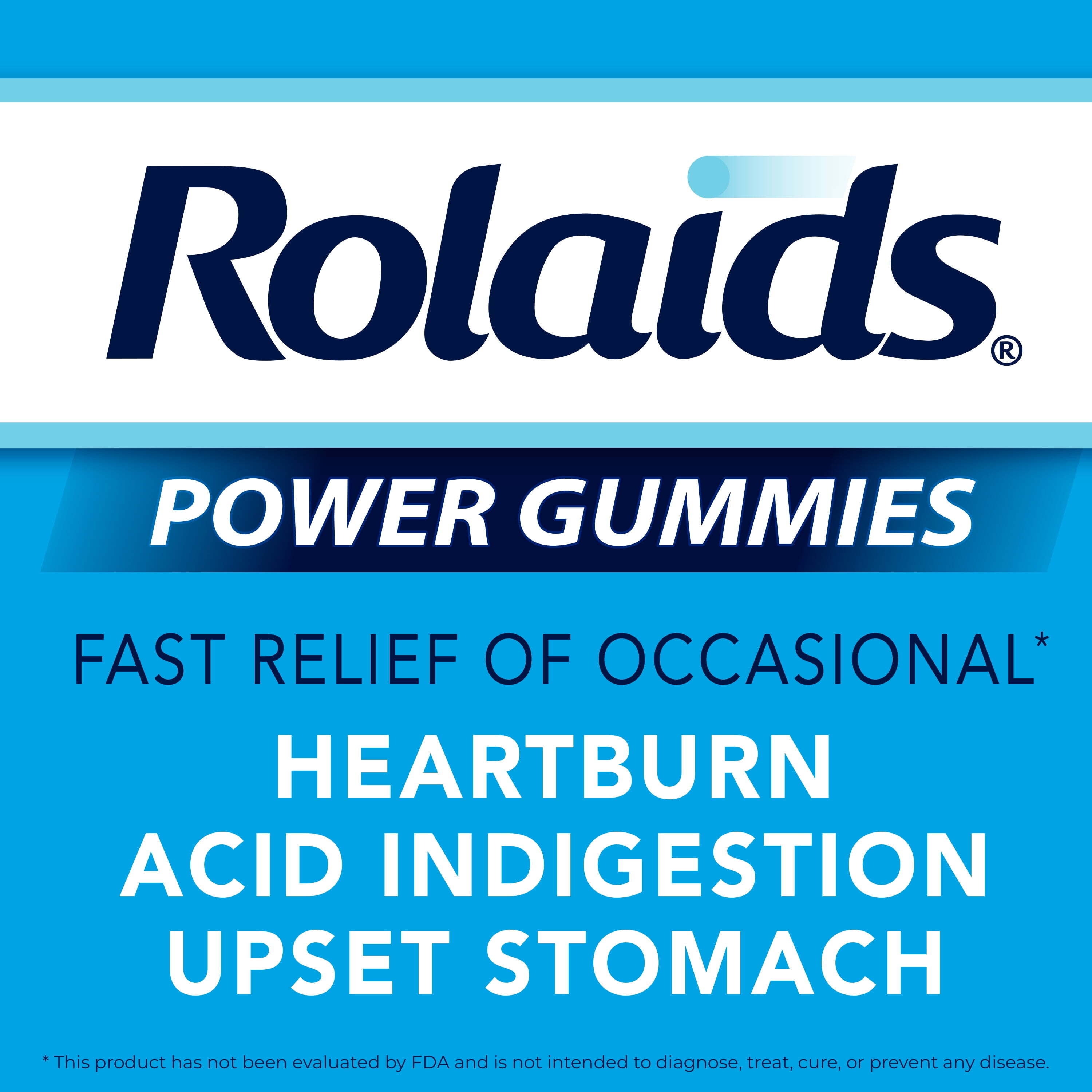 Rolaids Berry Antacid Gummies 54 Count for Acid Indigestion Heartburn Medicine