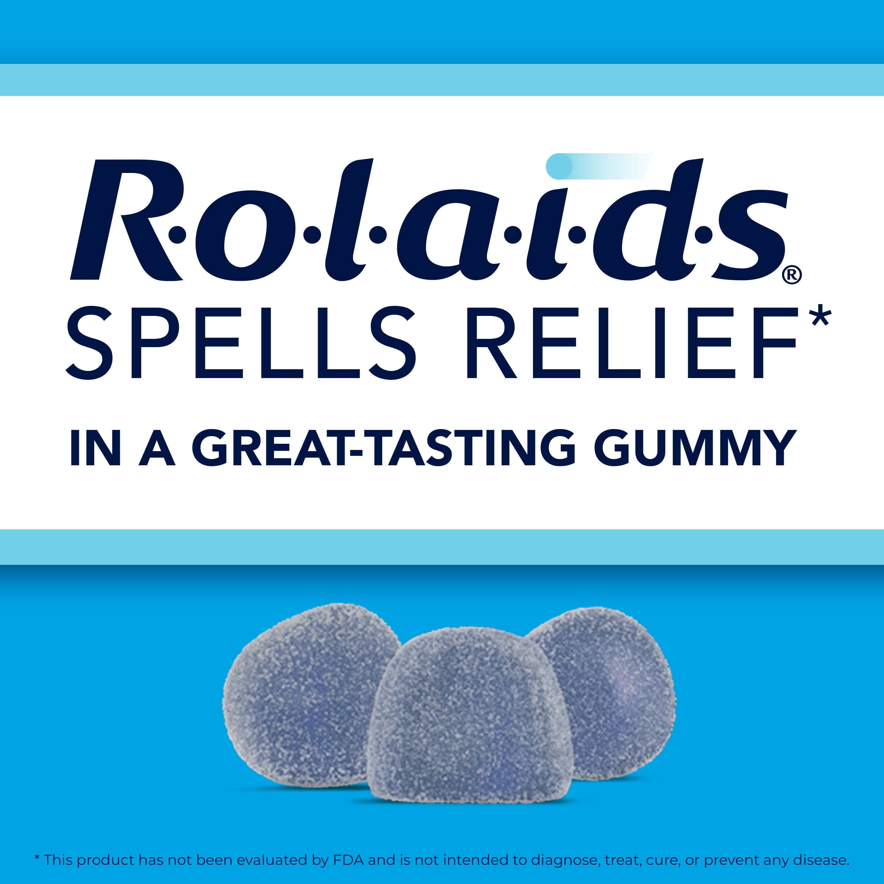 Rolaids Berry Antacid Gummies 54 Count for Acid Indigestion Heartburn Medicine