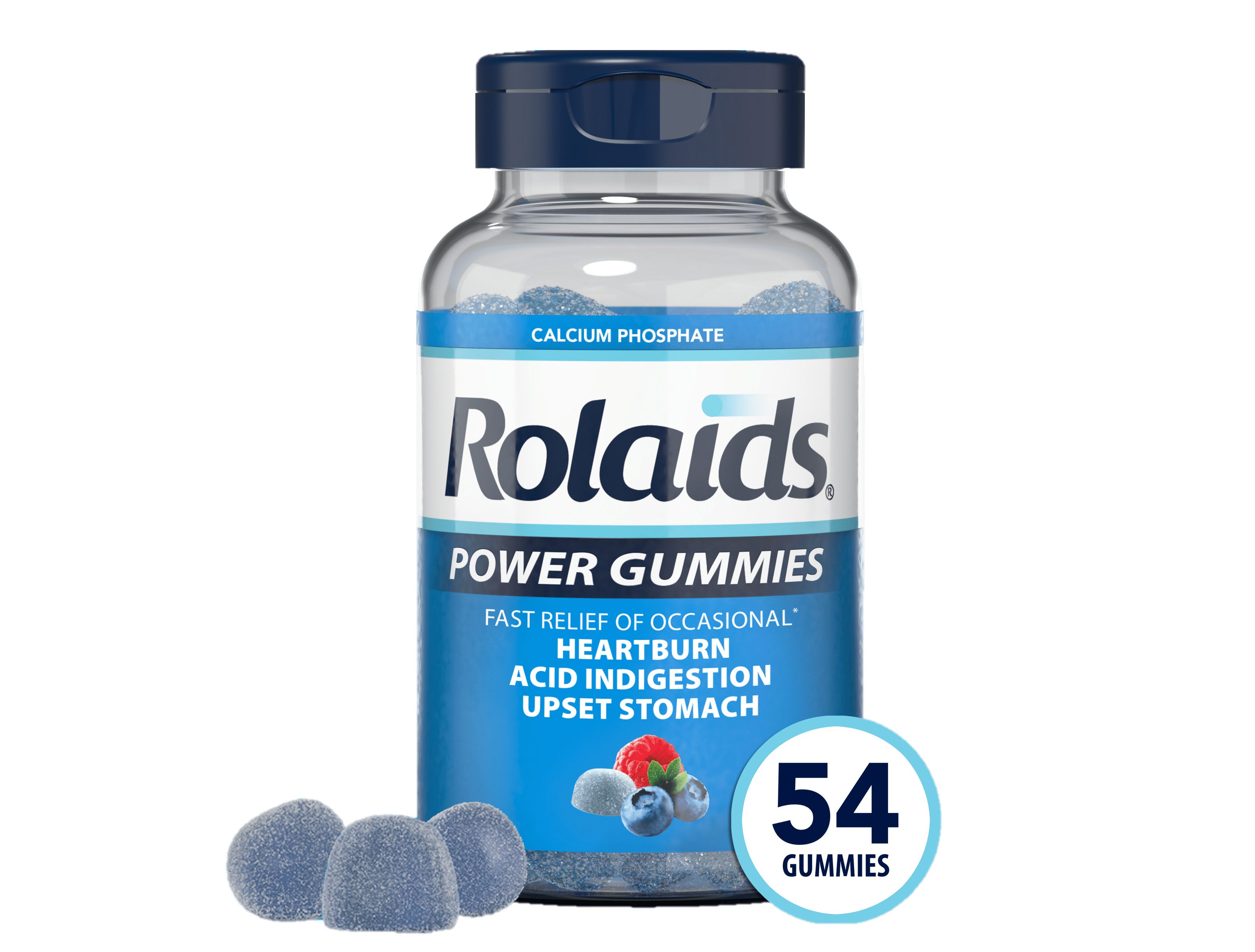Rolaids Antacid Gummies Berry 54 Count Acid Indigestion.