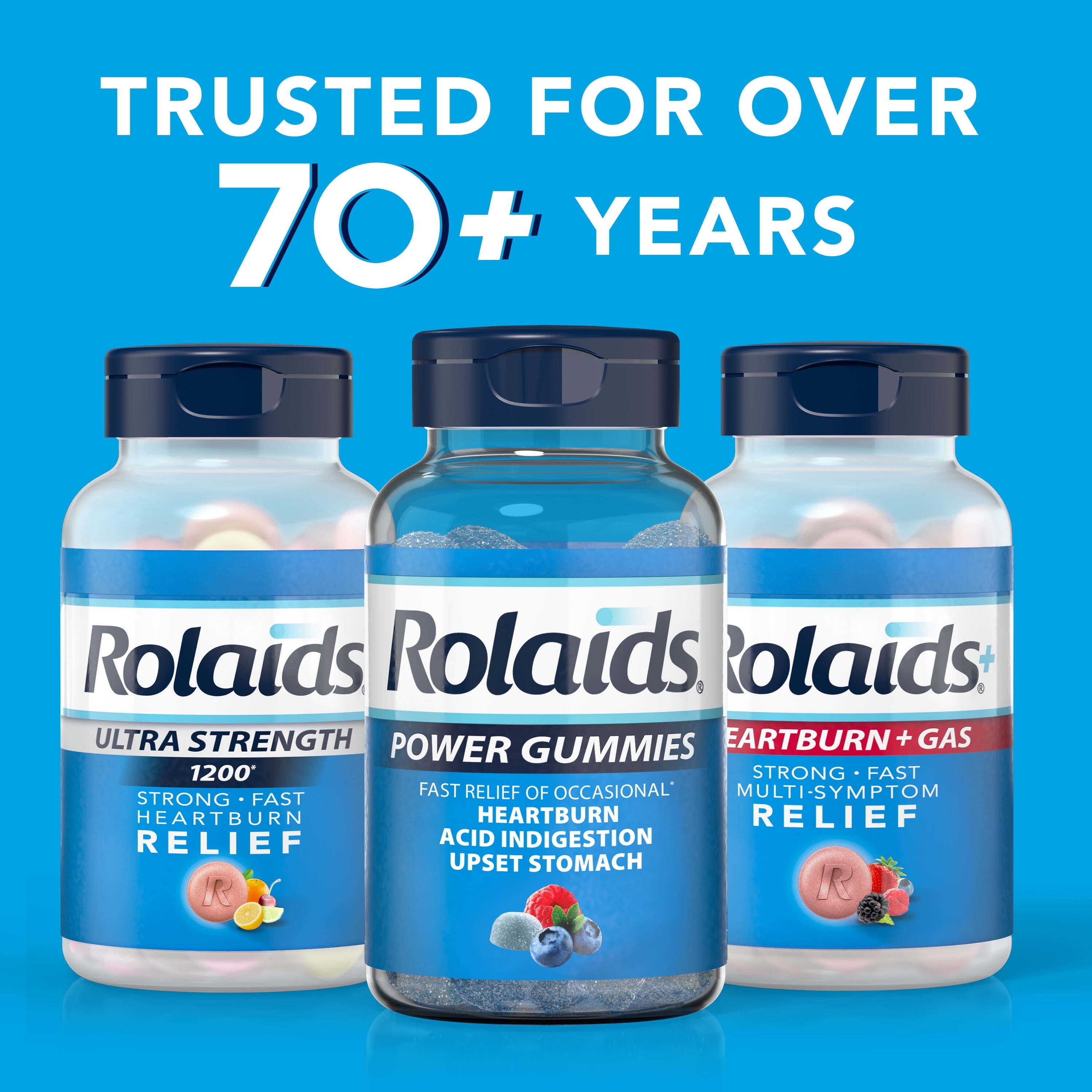 Rolaids Antacid Gummies Berry 54 Count Acid Indigestion.