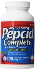 Pepcid Complete Dual Action Berry Flavor Chewcap 100 Count
