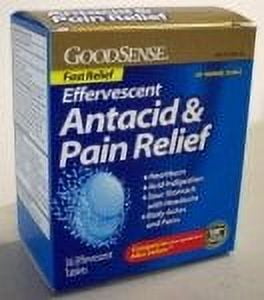 Goodsense Blue Effervescent Antacid Pain Relief 36 Count-amkprod