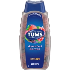 TUMS ULTRA 1000 Assorted Berries Antacid Calcium Heartburn Tablets