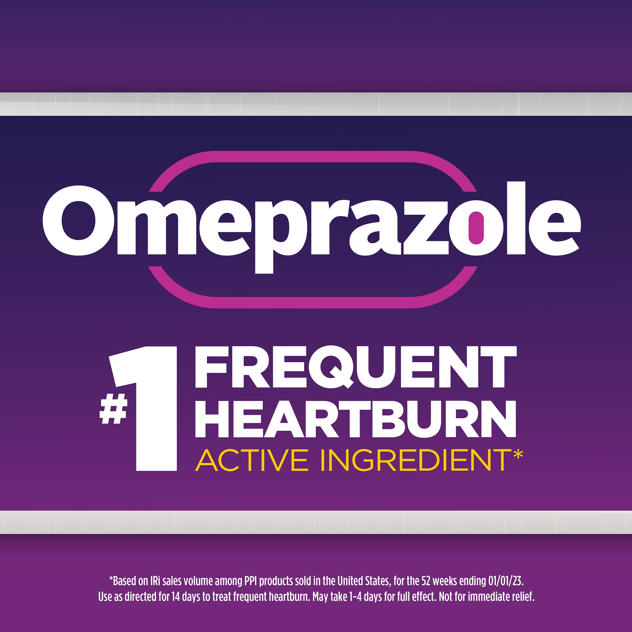 Equate Omeprazole Delayed Release Mini Capsules 20mg Frequent Heartburn 28 Count