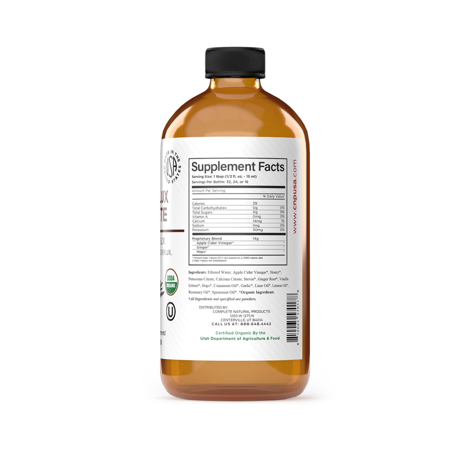 Acid Reflux Relief Liquid - Heartburn & GERD Remedy Organic