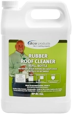 Dicor RP-RC-1GL Rubber RV Roof Cleanser Spray Refill White 1 Gallon
