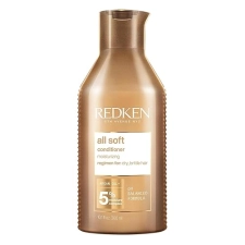 Redken All Soft Conditioner for Dry Brittle Hair - Provides Intense Softness with Argan Oil - 10.1 Fl Oz