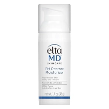 EltaMD PM Restore Face Moisturizer Night Restores Skin Elasticity Vitality Safe For All Skin Types