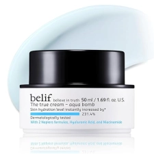 Belif Aqua Bomb Daily Niacinamide Hydrating Moisturizer with Hyaluronic Acid & Squalane, Cooling Effect, Anti-Aging, Korean Skincare, 1.68 fl oz