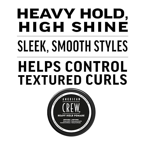 American Crew Men Hair Pomade Heavy Hold High Shine 3 oz