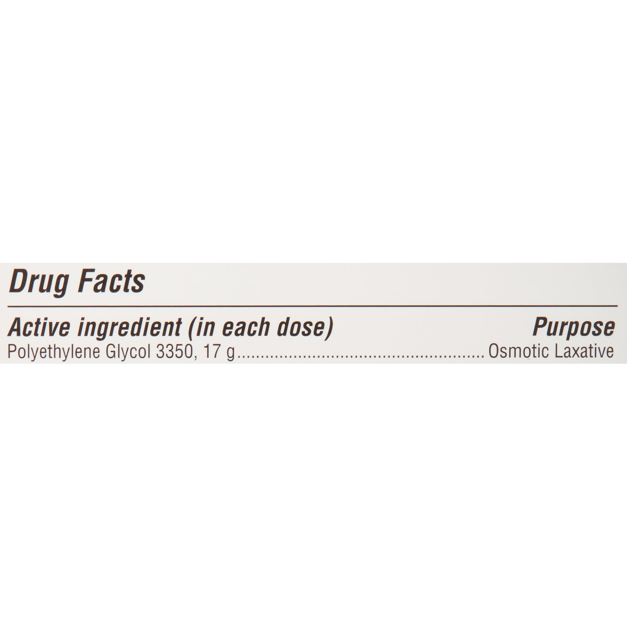 Equate Polyethylene Glycol 3350 Mix-in Laxative Packets, 10 Count