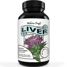 Natures Craft Vegan Liver Support Supplement with Milk Thistle - 60 Capsules