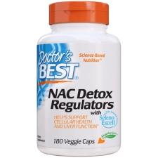Doctor's Best NAC Detox Regulators with Seleno Excell - 180 Veg Caps