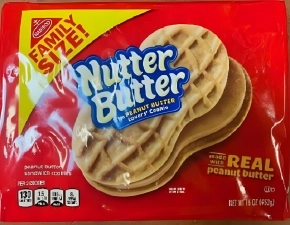 Nabisco Nutter Butter Family Size Peanut Butter Sandwich Cookies 16 oz - Value Pack