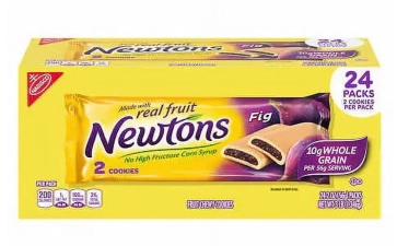 Newtons Soft & Chewy Fig Cookies Snack Packs, 24-Pack