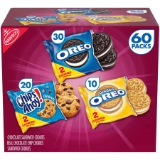 Nabisco Cookie Variety Pack (60 Pack) - Bulk Savings Offer