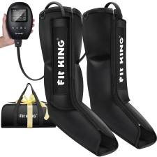 FIT KING LEG MASSAGER: FOOT & CALF RECOVERY, AIR COMPRESSION SYSTEM - FSA/HSA ELIGIBLE