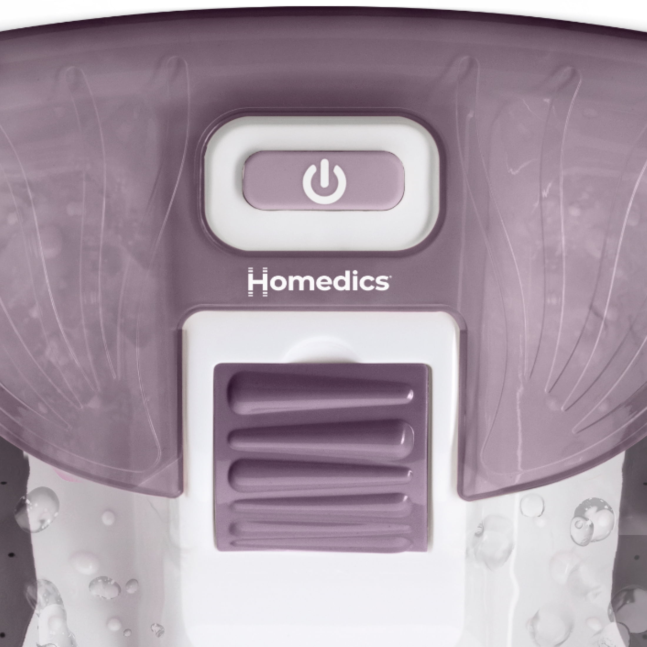 Homedics Lilac Bubble Bliss Footbath for Ultimate Relaxation