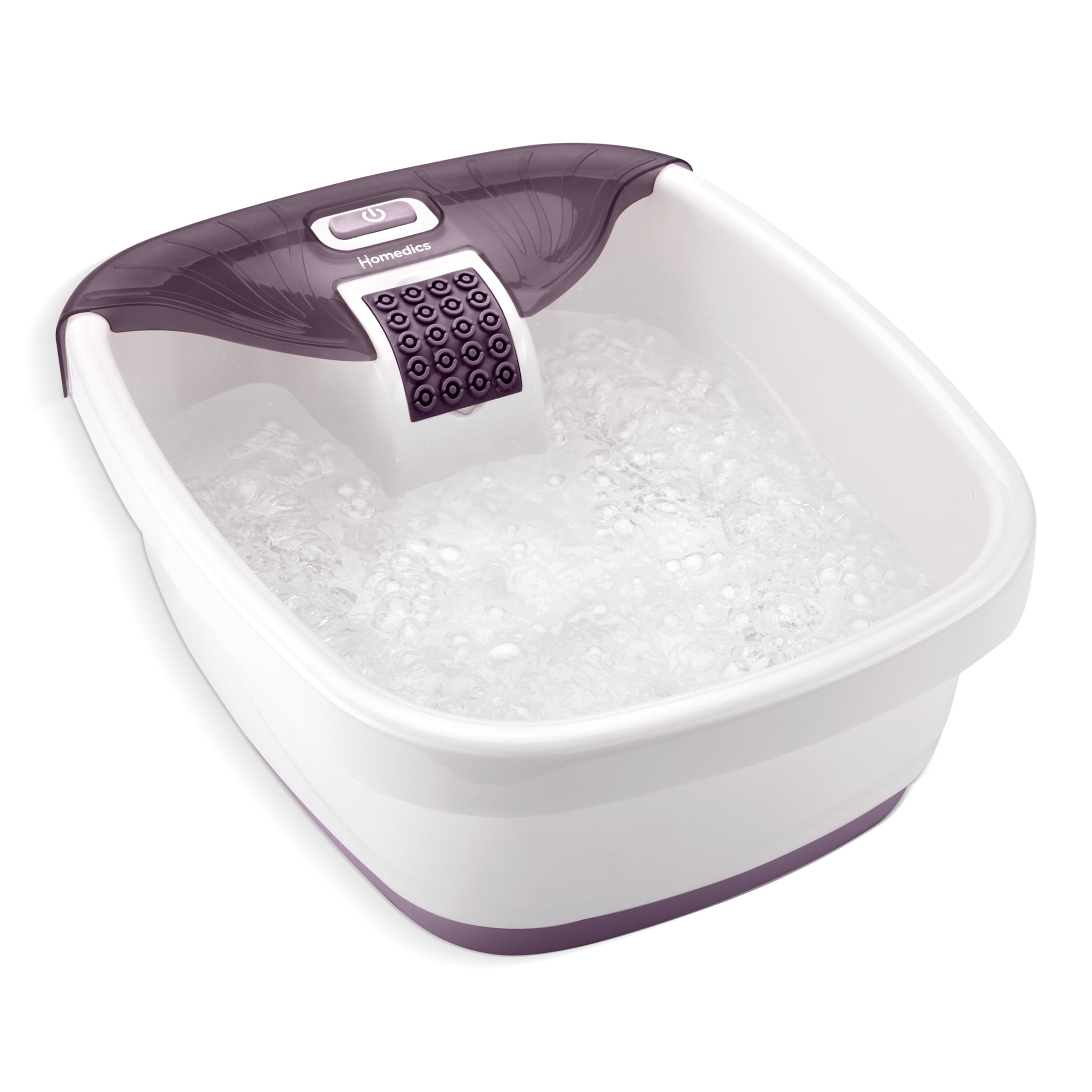Homedics Lilac Bubble Bliss Footbath for Ultimate Relaxation