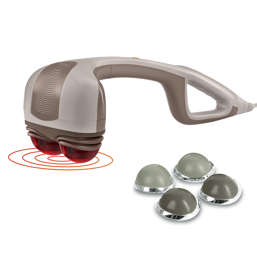 HoMedics Percussion Massager with Heat & Dual Pivoting Heads