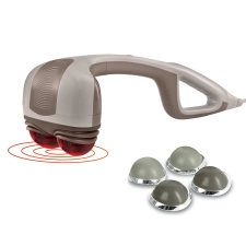 HoMedics Percussion Massager with Heat & Dual Pivoting Heads