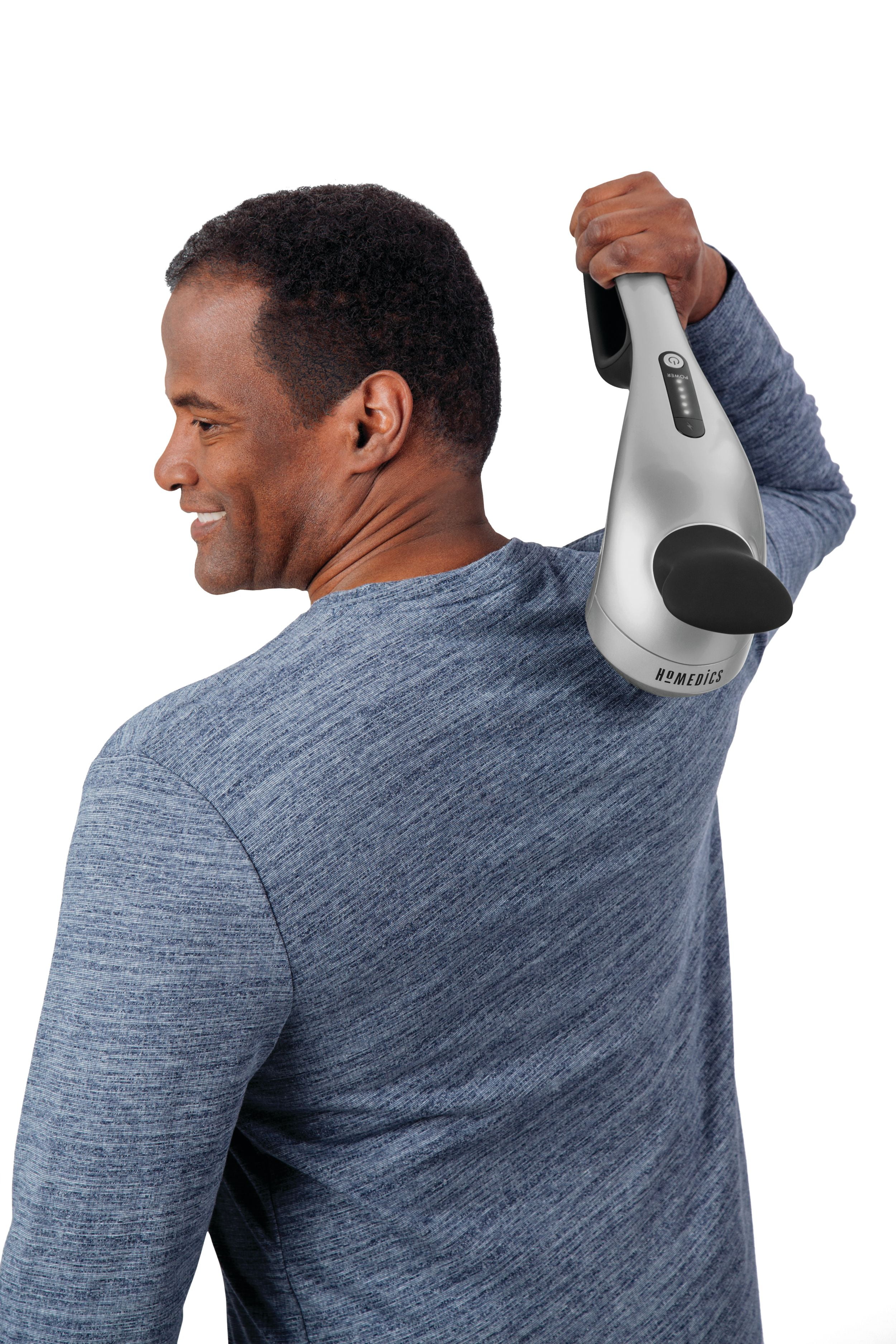 HoMedics Cordless Handheld Percussion Massager with Rechargeable Battery