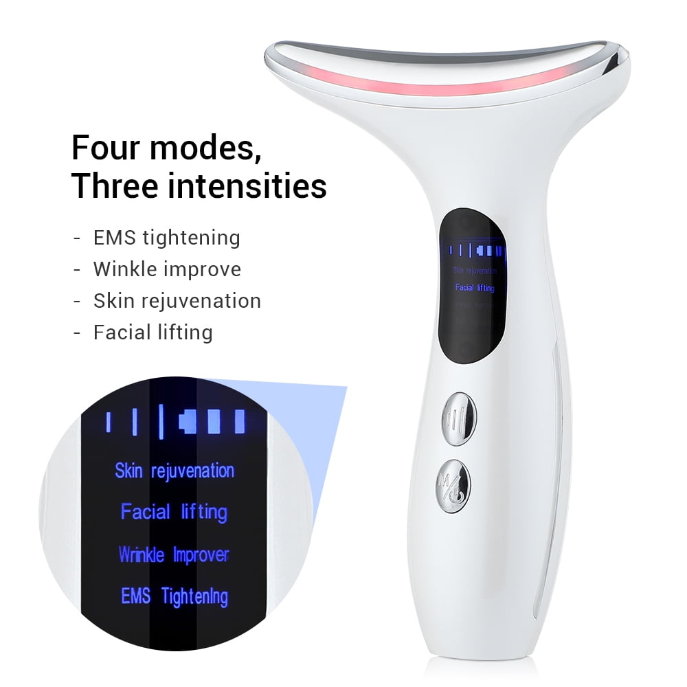 EMS MICRO-CURRENT NECK FACE BEAUTY DEVICE FOR SKIN REJUVENATION & DOUBLE CHIN REMOVAL