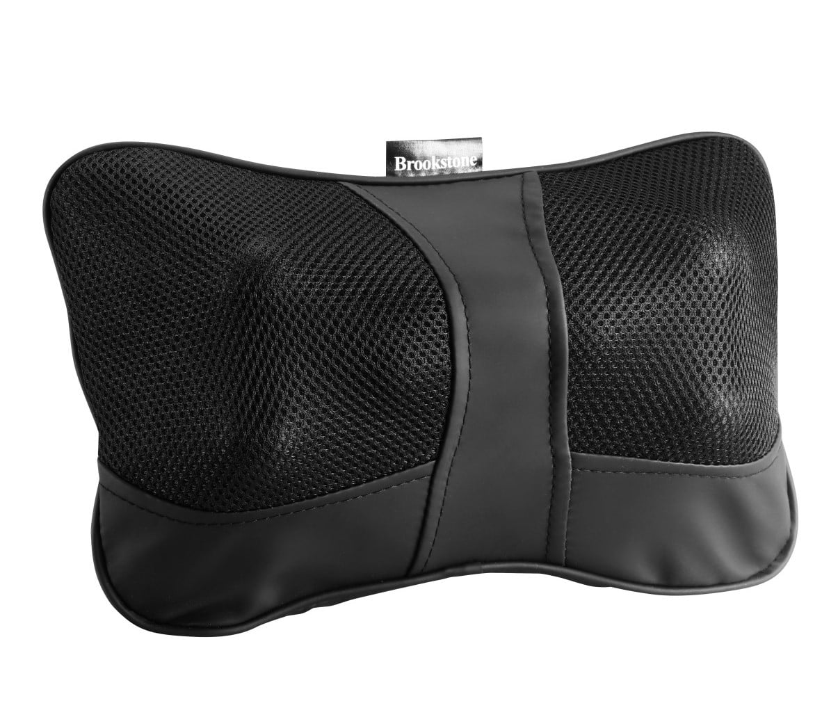 Brookstone Shiatsu Massage Pillow with 6 Nodes for Neck & Lumbar