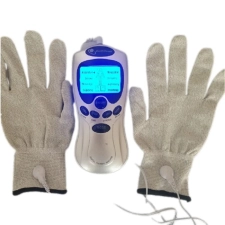ZCZLOVE Electronic Pulse Therapy Massage TENS Unit + Electrode Gloves
