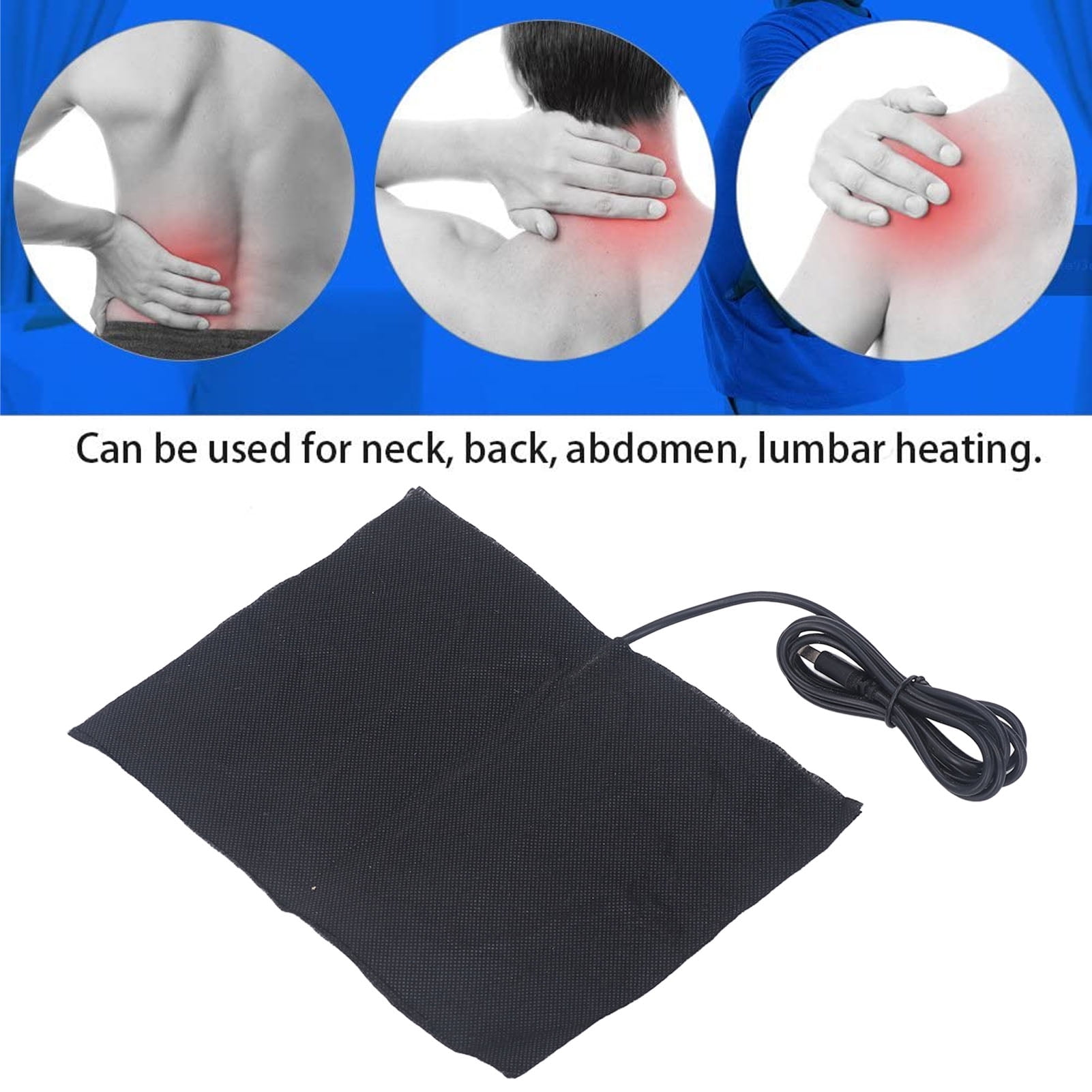 FYYDES WASHABLE ELECTRIC HEATING PAD FOR NECK AND BACK, 5.9 X 7.9IN, DC5V