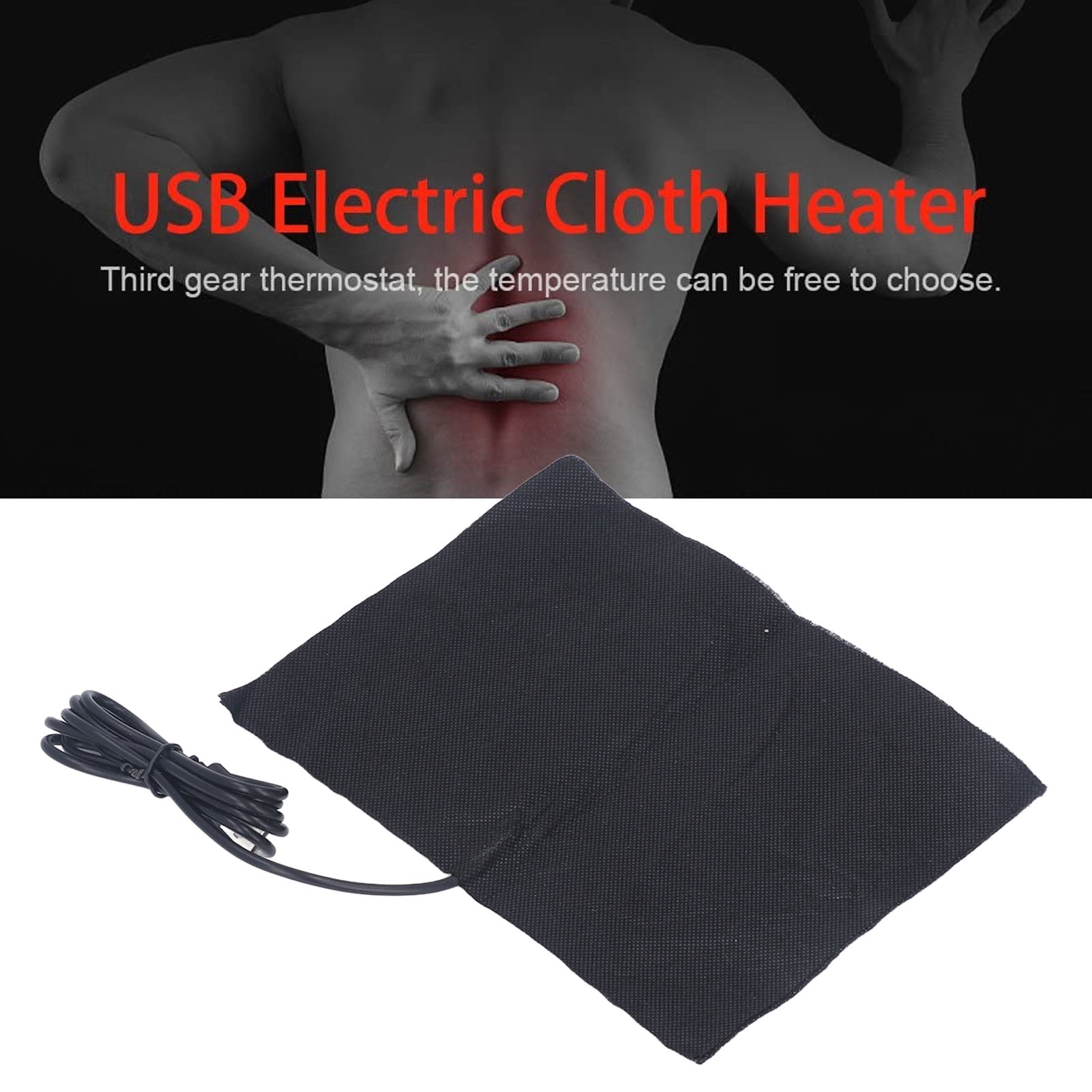 FYYDES WASHABLE ELECTRIC HEATING PAD FOR NECK AND BACK, 5.9 X 7.9IN, DC5V