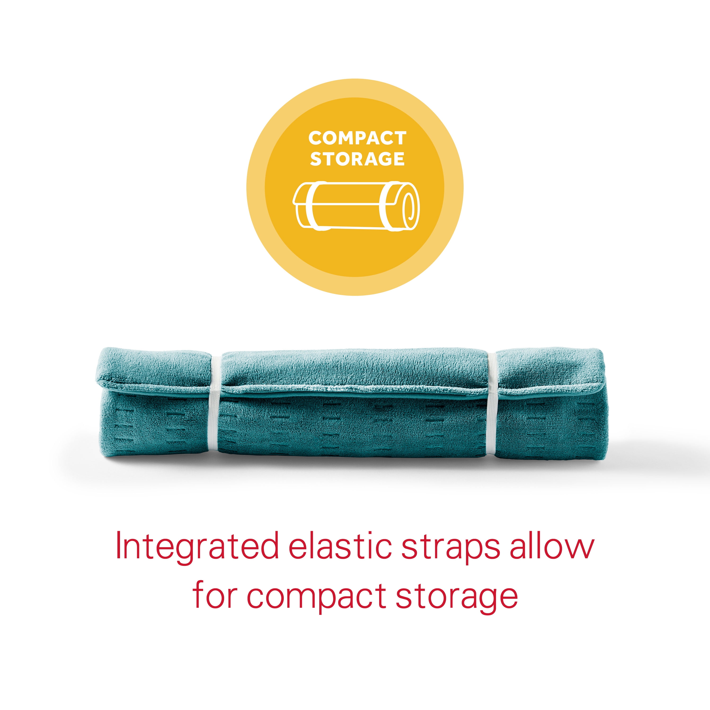 Sunbeam XXL Heating Pad, 4 Heat Settings, 20" x 24", Teal Color - Premium Quality