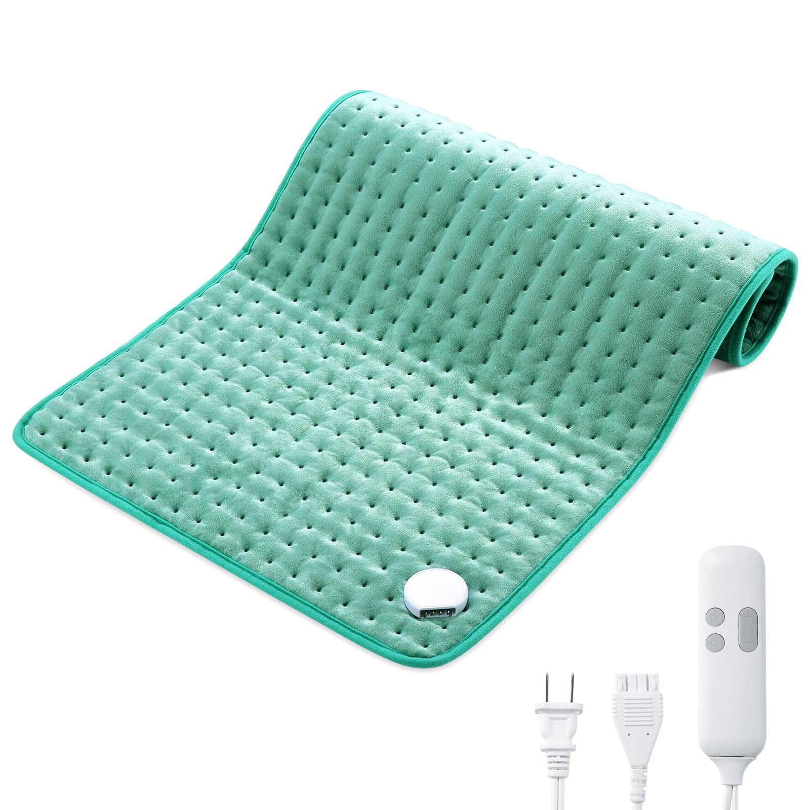 Naipo King Size Heating Pad for Pain Relief - Fast Heating, 6 Heat Settings, Auto Shut Off - Neck Back Shoulder Therapy