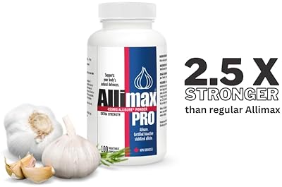 Allimax Pro 450mg Allicin Garlic Supplement - Immune Support Professional Strength