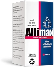 Allimax 180mg Capsules for Immune Support with Allicin Extract from Spanish Garlic
