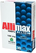 Allimax 180mg 30 Vcaps - Allimax International Limited