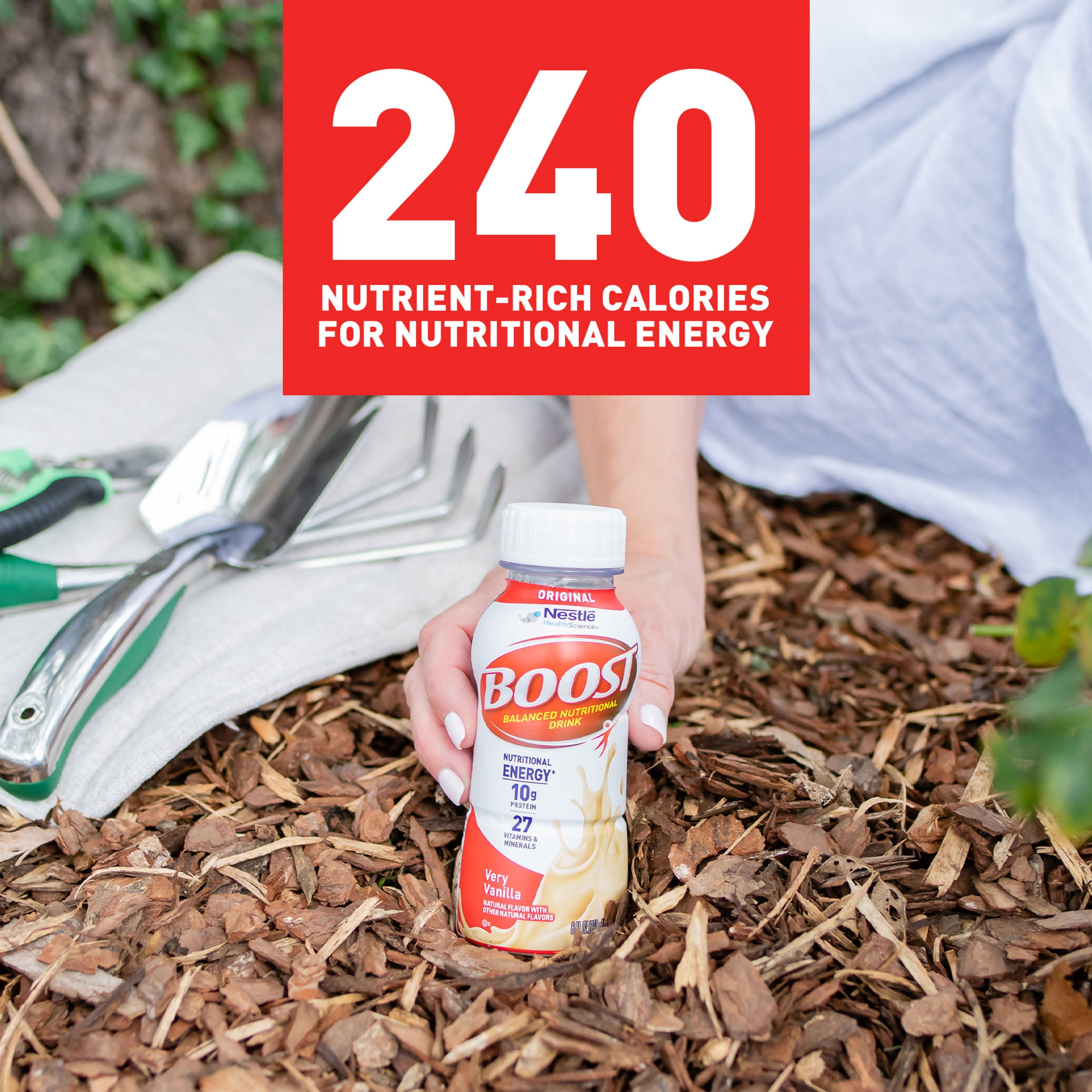 BOOST ORIGINAL VERY VANILLA PROTEIN SHAKE, 8 FL OZ, 15 PACK