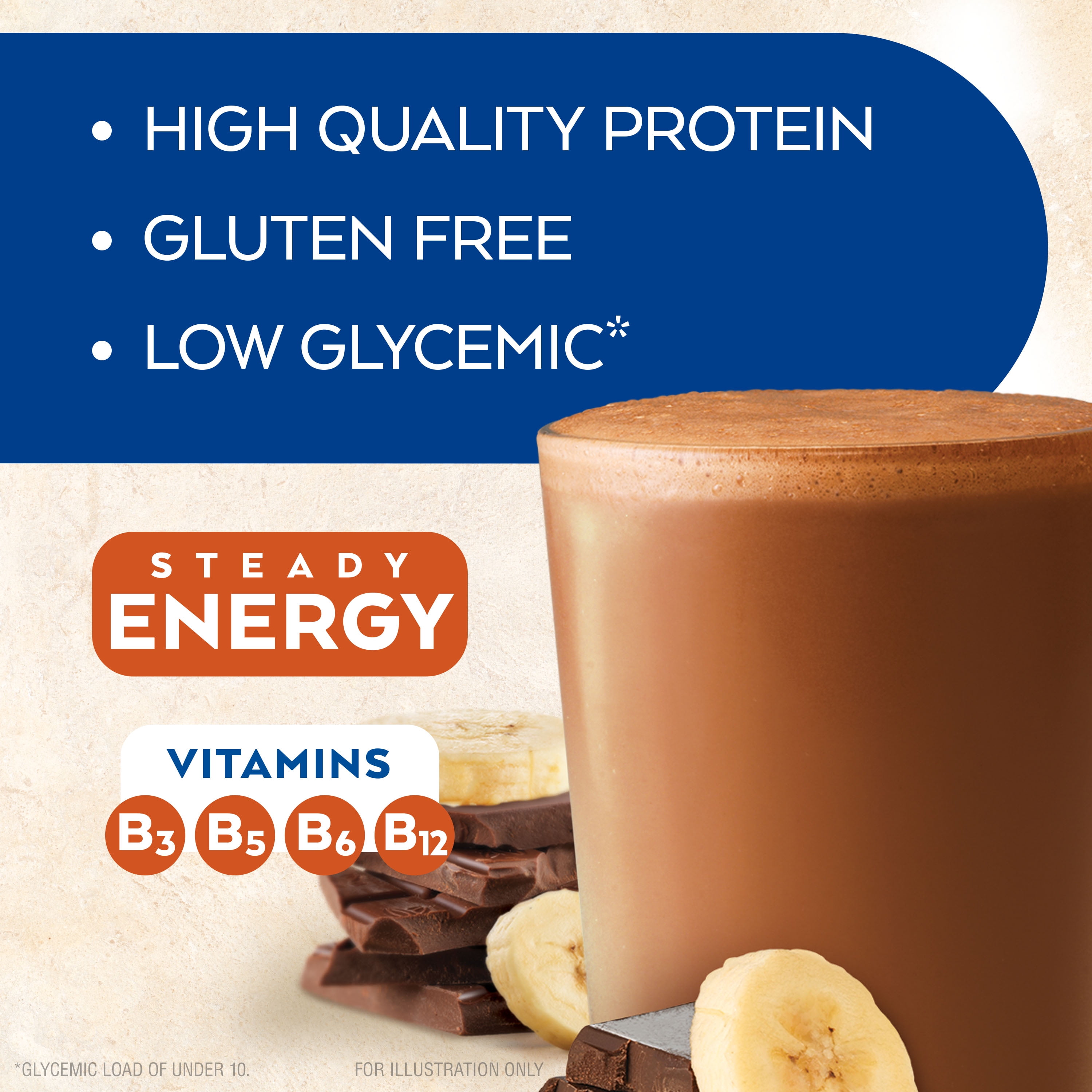 ATKINS CHOCOLATE BANANA PROTEIN SHAKE - HIGH PROTEIN, LOW CARB, KETO-FRIENDLY (4 PACK)