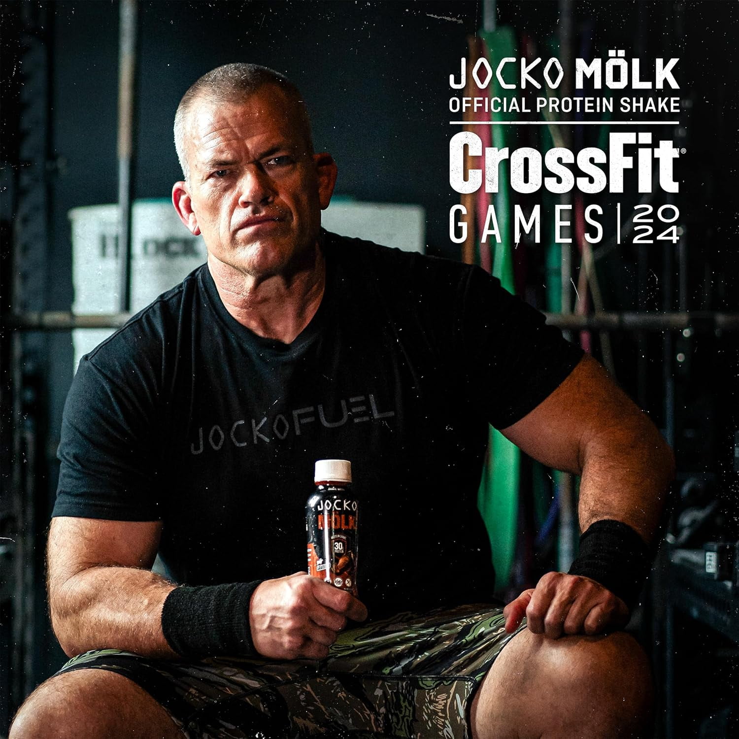 Jocko Mölk Grass Fed Protein Shakes - Chocolate, 30g, Ready to Drink, 12 FL Oz (12 Pack)