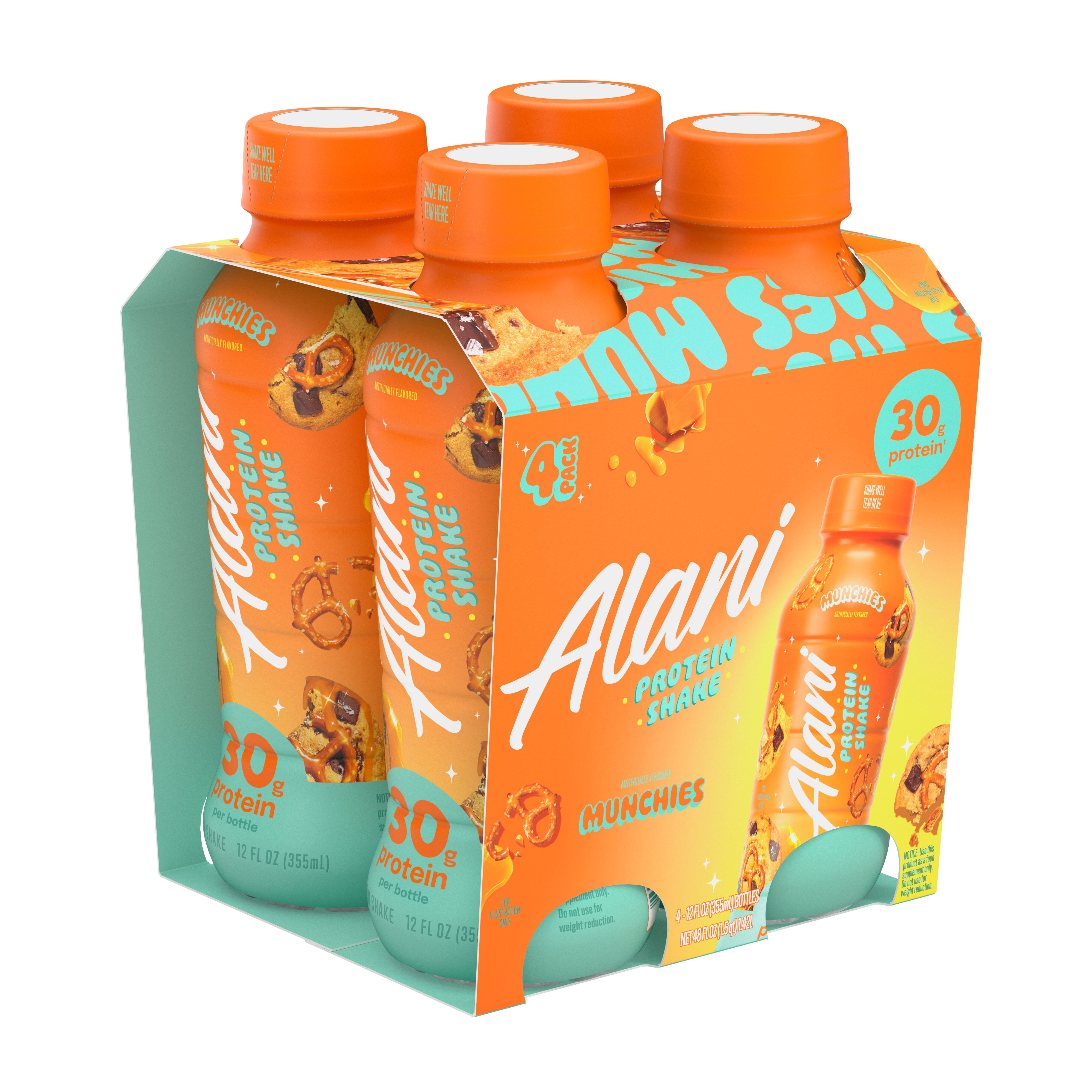 Alani Nu Munchies Protein Shake, 30g, 4 Count