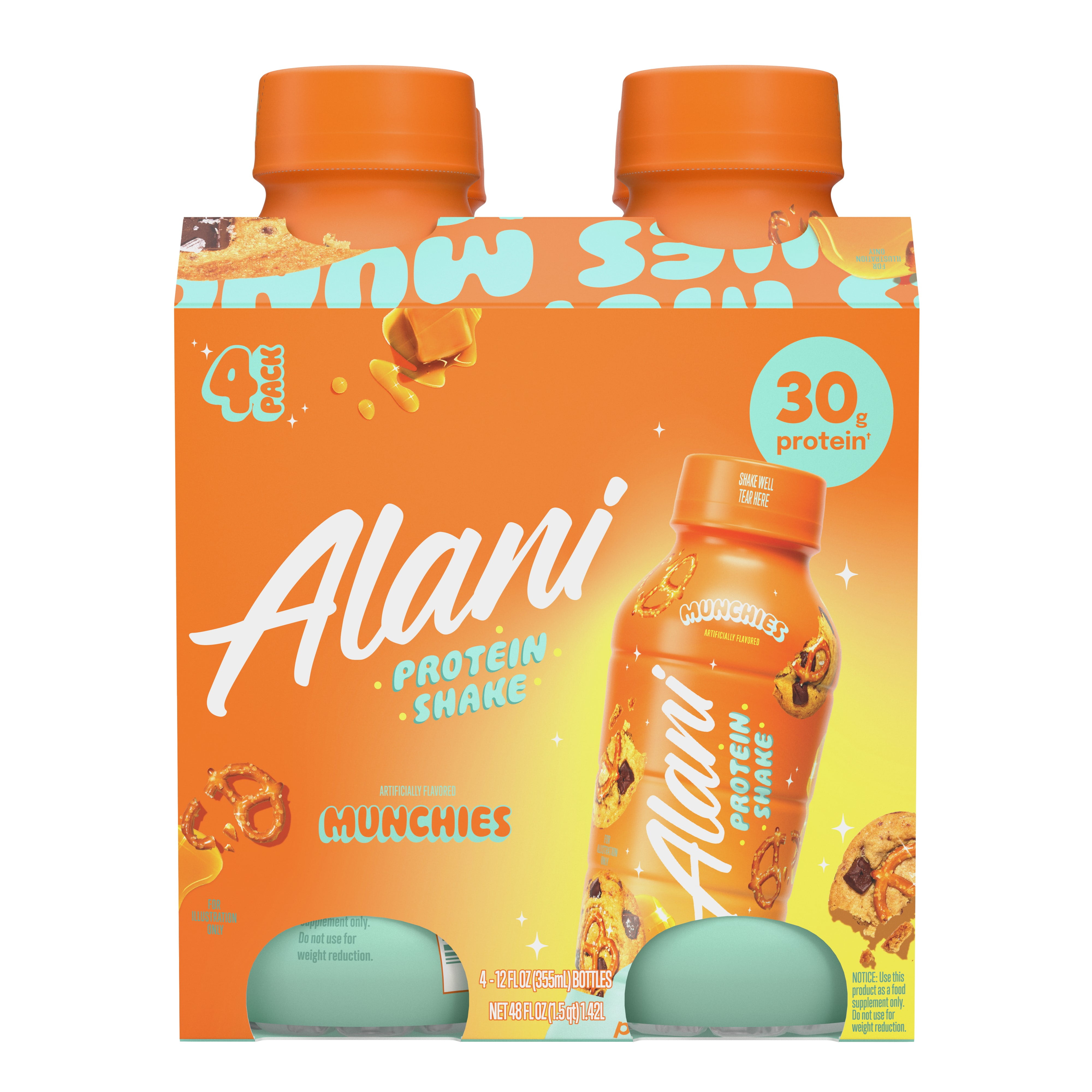 Alani Nu Munchies Protein Shake, 30g, 4 Count