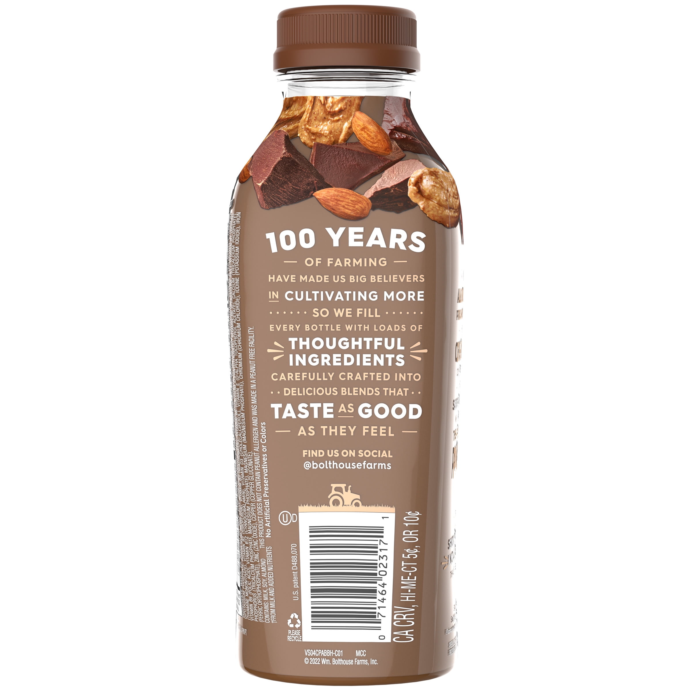 Bolthouse Farms Protein Shake Smoothie, Chocolate Peanut Butter Flavor, 15.2 fl. oz.