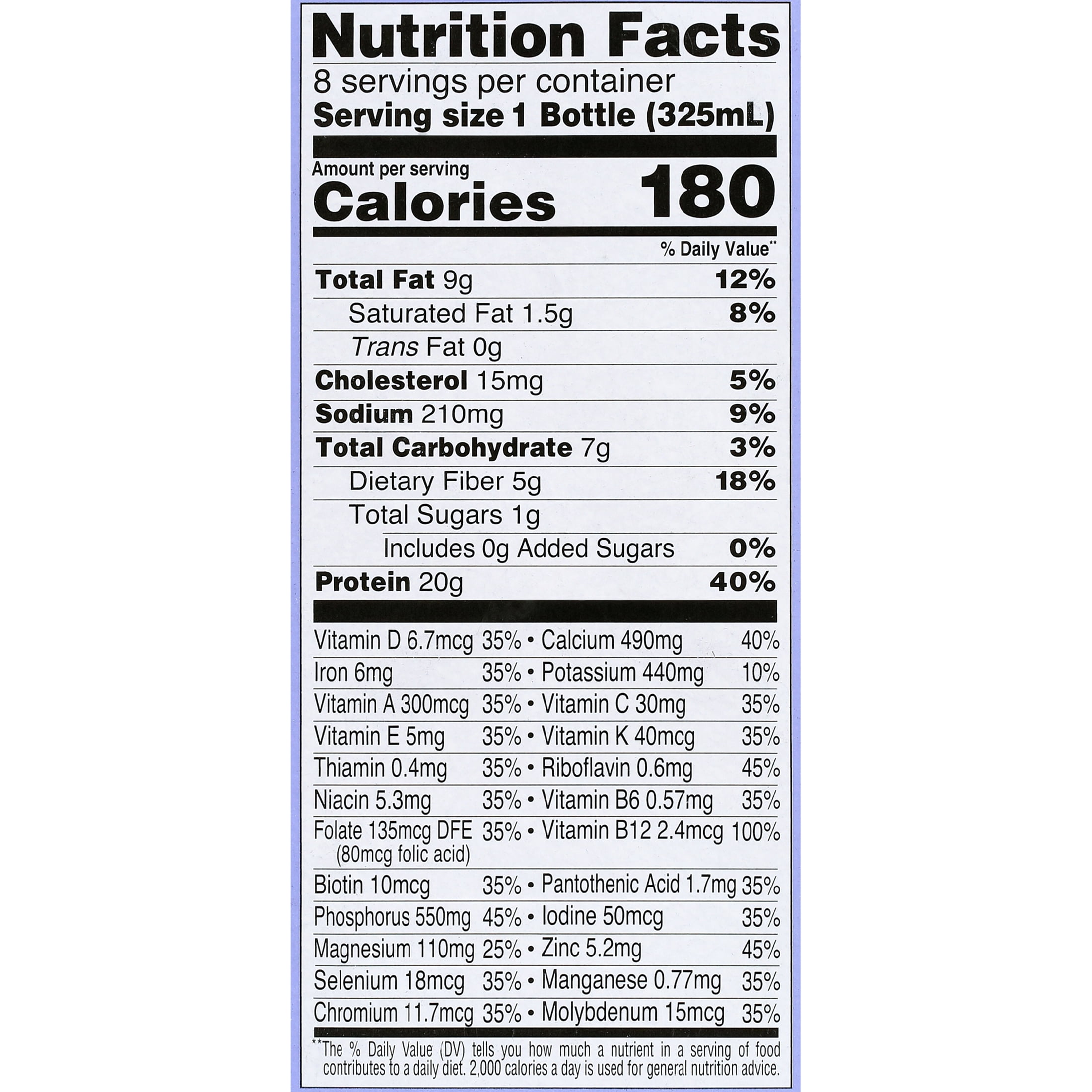 SlimFast High Protein Shake, Rich Chocolate, 11 fl oz Bottle, 8 Pack - Energy Boost