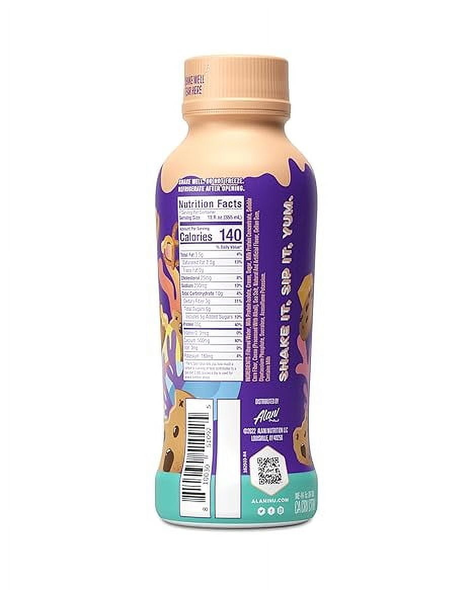 Alani Nu Protein Shake Munchies Flavor - Ready-to-Drink, Gluten-Free, 140 Calories, 20g Protein - 12 Pack