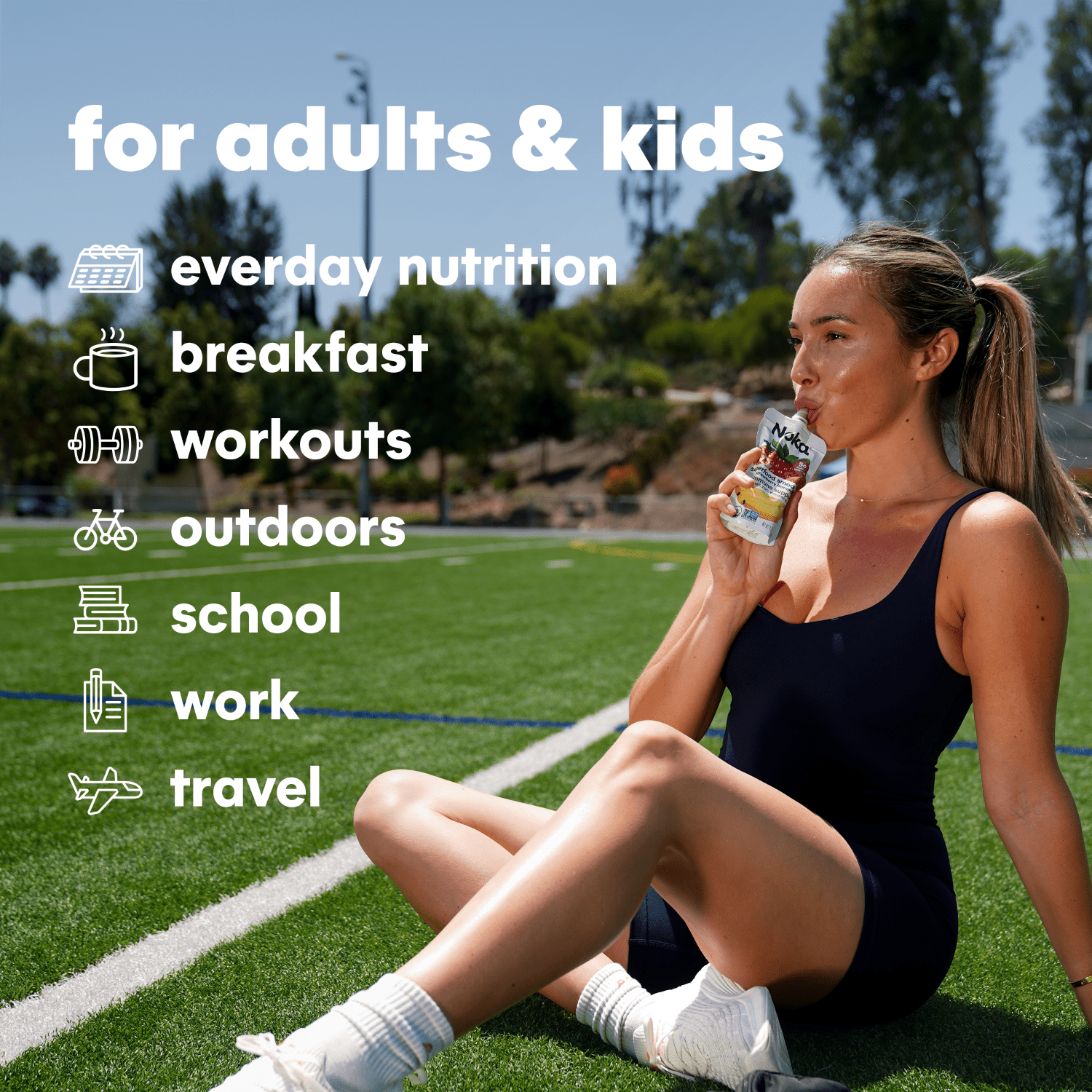 NOKA ORGANIC CHERRY ACAI SMOOTHIE POUCHES, 4-PACK, 4.22 OZ EACH