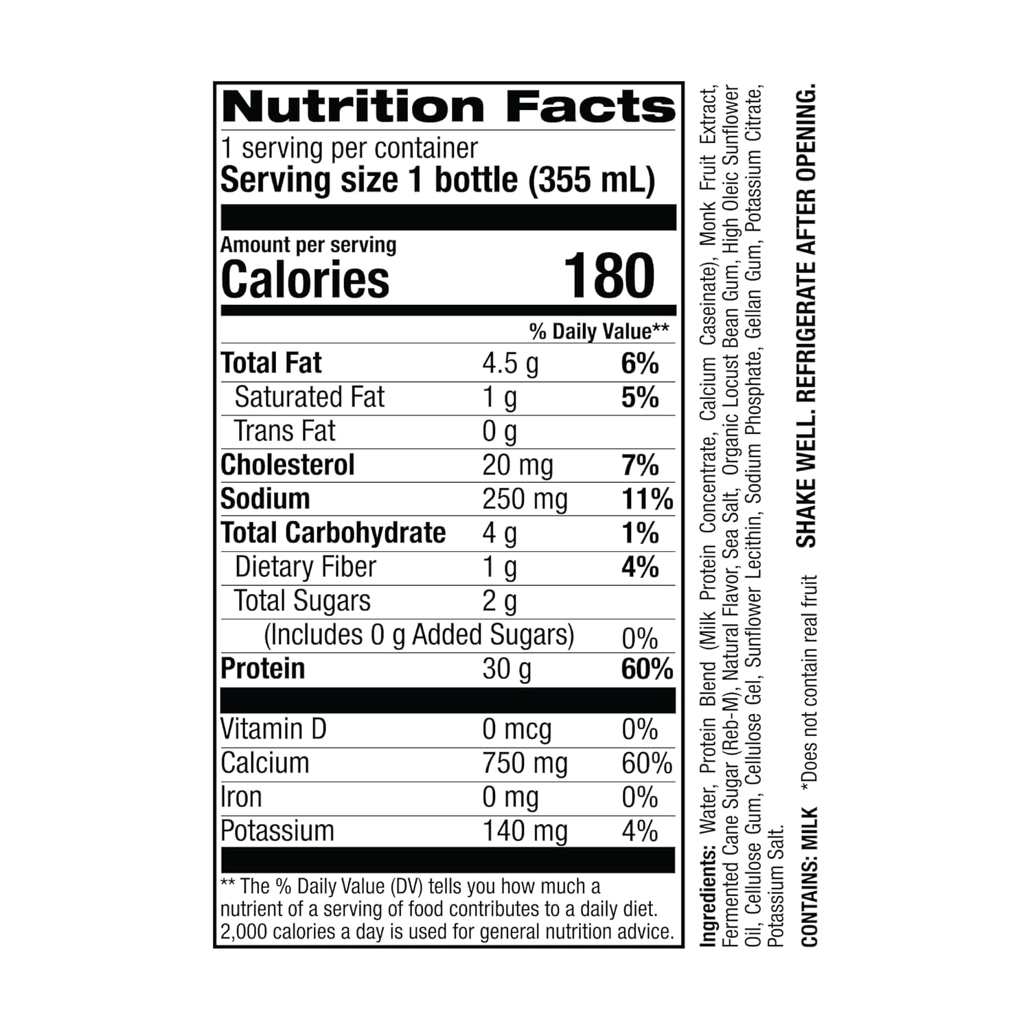 Jocko Mölk Grass Fed Protein Shakes - Banana Cream, 30g, Ready to Drink - 12 FL Oz x 12 Pack