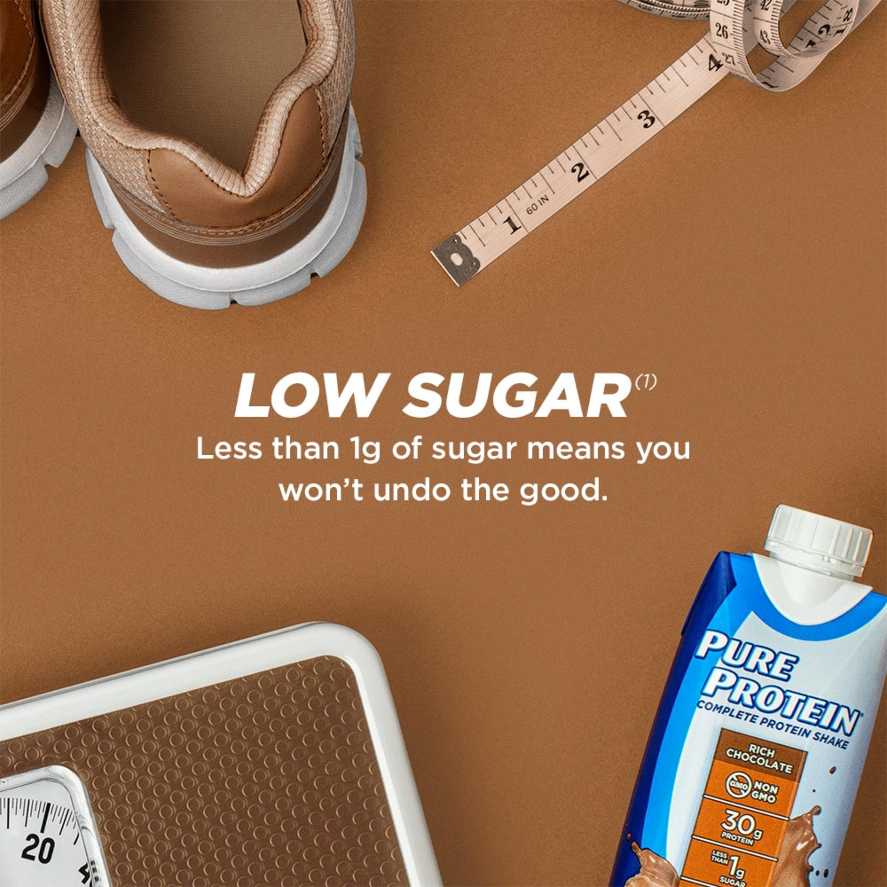 Pure Protein Shake - 30g Protein - 11 fl oz - 12 Pack Rich Chocolate