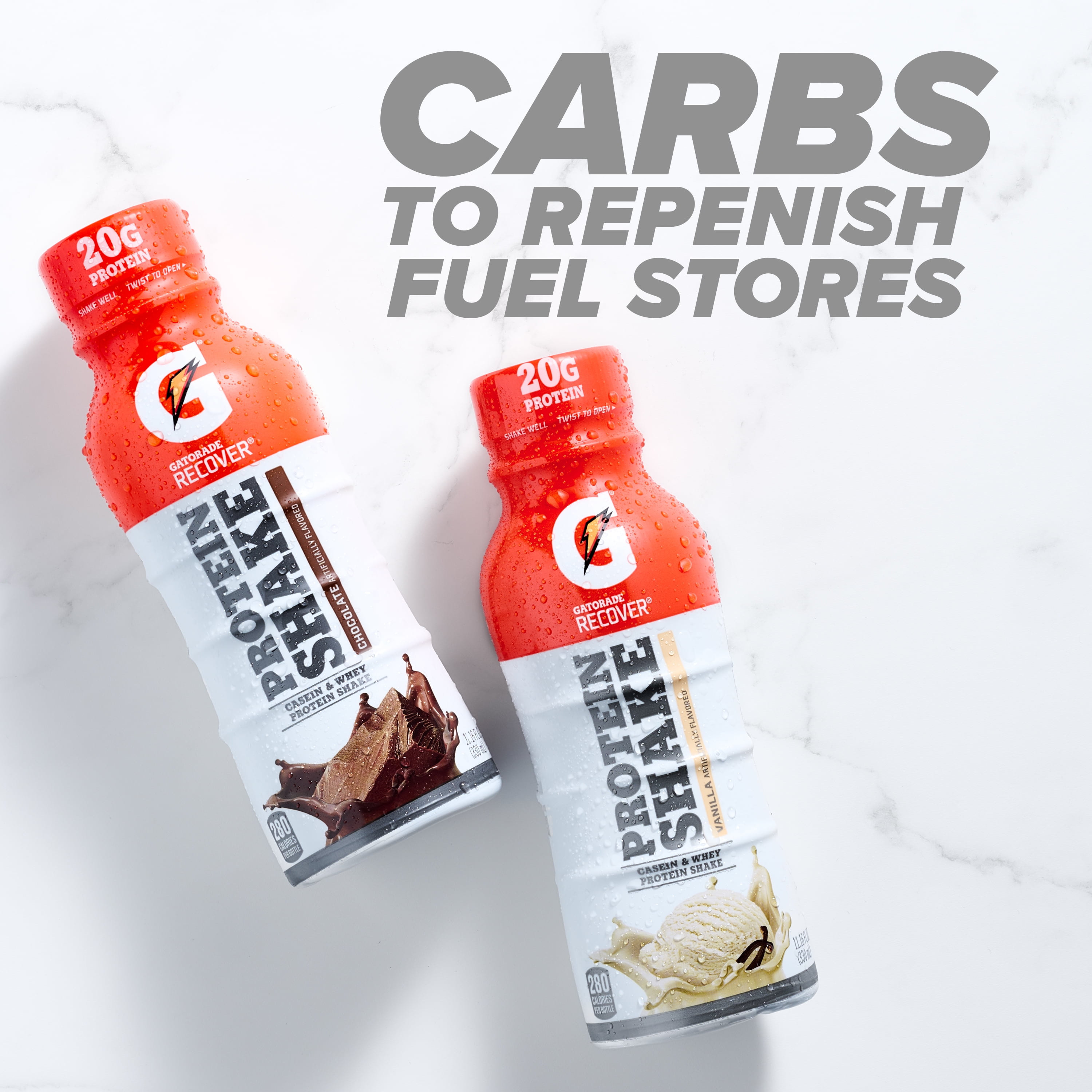 Gatorade Recover Protein Shake Variety Pack - 12 Count, 11.16 Fl Oz